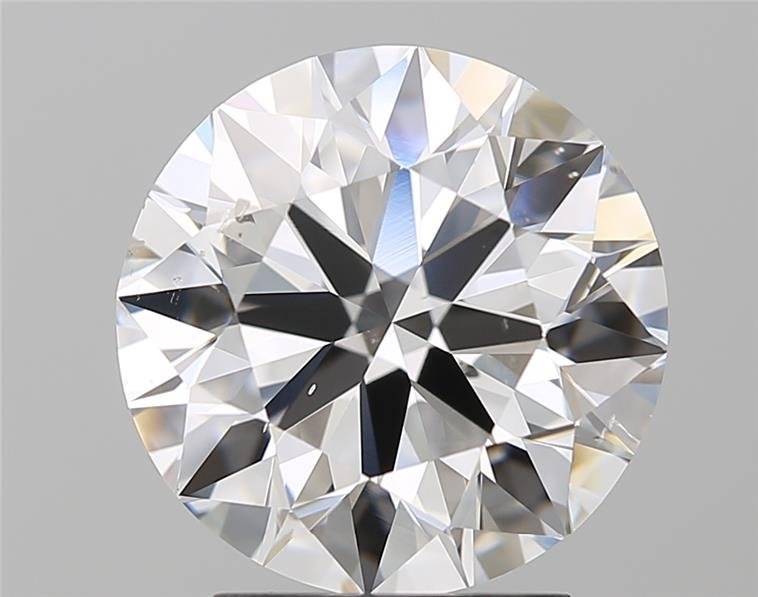 3.02ct E SI1 Rare Carat Ideal Cut Round Diamond