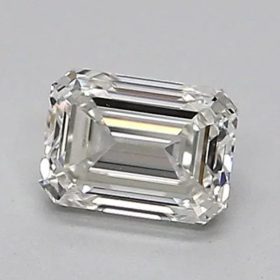 0.50ct H VS1 Rare Carat Ideal Cut Emerald Diamond