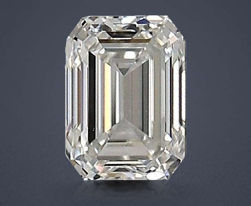 0.50ct H VS1 Rare Carat Ideal Cut Emerald Diamond