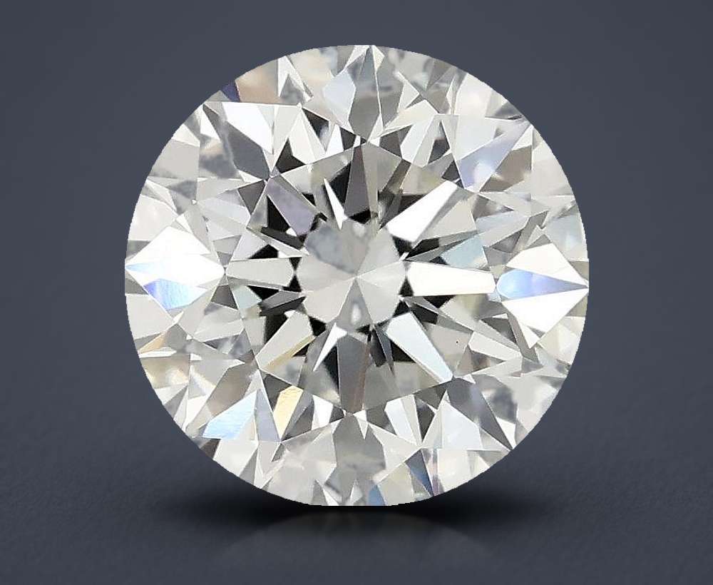 2.55ct H VVS2 Excellent Cut Round Lab Grown Diamond