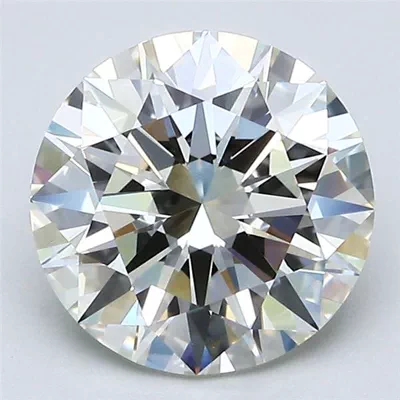 2.52ct K VVS1 Rare Carat Ideal Cut Round Diamond