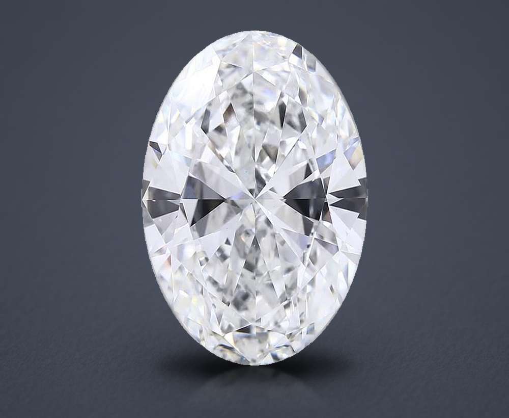 15.06ct F VS1 Rare Carat Ideal Cut Oval Lab Grown Diamond