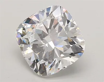 3.06ct D VS1 Rare Carat Ideal Cut Cushion Lab Grown Diamond