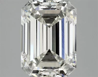 3.08ct H VS2 Excellent Cut Emerald Lab Grown Diamond