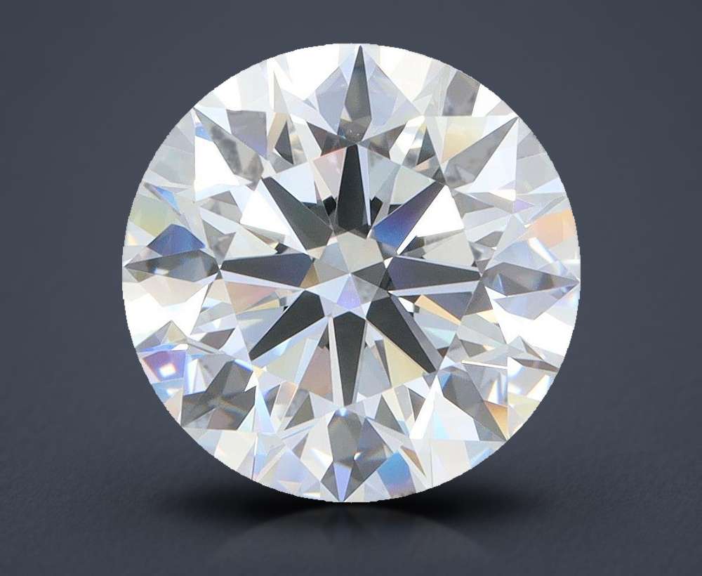 5.01ct F VVS2 Rare Carat Ideal Cut Round Lab Grown Diamond