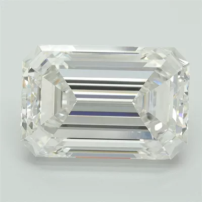 8.07ct G VVS2 Rare Carat Ideal Cut Emerald Lab Grown Diamond