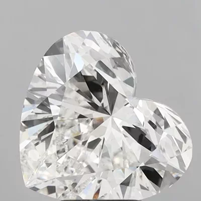 5.03ct F VS1 Rare Carat Ideal Cut Heart Lab Grown Diamond