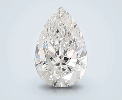 7.10ct E VVS2 Rare Carat Ideal Cut Pear Lab Grown Diamond