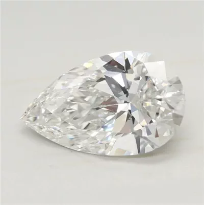 2.09ct F VS1 Rare Carat Ideal Cut Pear Lab Grown Diamond