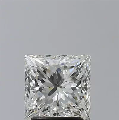 2.24ct H SI2 Rare Carat Ideal Cut Princess Diamond