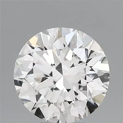 4.01ct H SI1 Rare Carat Ideal Cut Round Diamond