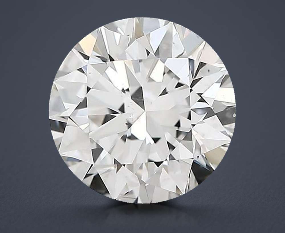 4.01ct H SI1 Rare Carat Ideal Cut Round Diamond