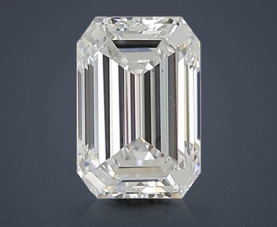1.41ct D VS1 Rare Carat Ideal Cut Emerald Lab Grown Diamond