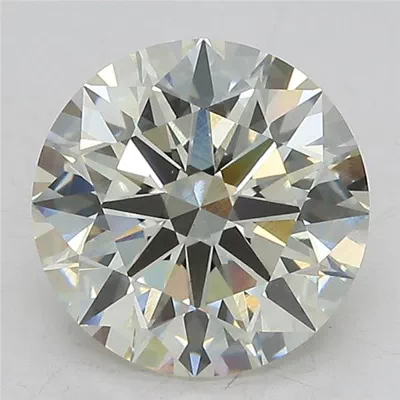 3.14ct J VS1 Rare Carat Ideal Cut Round Lab Grown Diamond