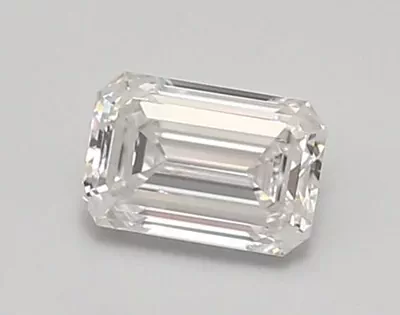 0.88ct E VVS2 Rare Carat Ideal Cut Emerald Lab Grown Diamond