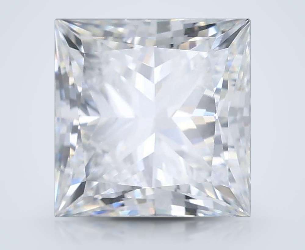 2.03ct E VVS2 Rare Carat Ideal Cut Princess Lab Grown Diamond