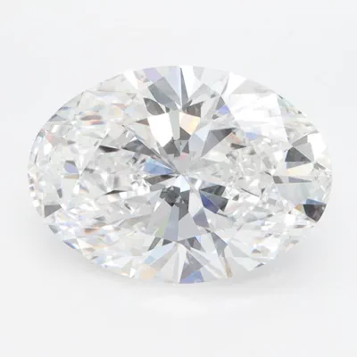3.35ct D VVS2 Rare Carat Ideal Cut Oval Lab Grown Diamond