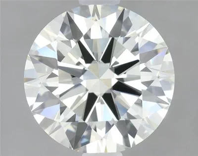 2.02ct K VVS2 Rare Carat Ideal Cut Round Diamond