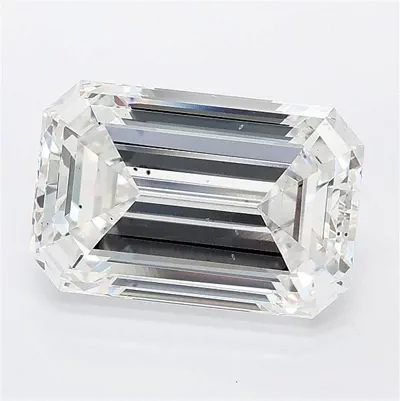5.04ct E VS2 Rare Carat Ideal Cut Emerald Lab Grown Diamond