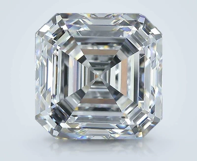8.05ct E VS1 Rare Carat Ideal Cut Asscher Diamond