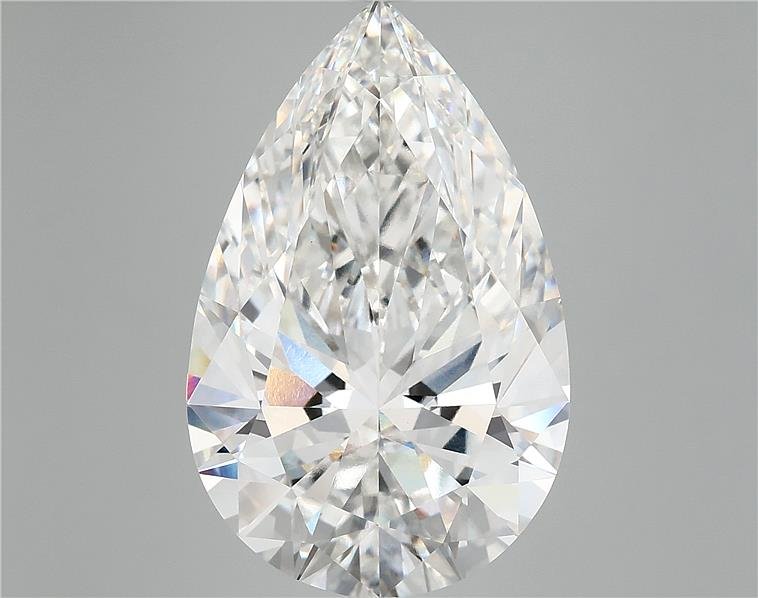 10.32ct F VVS2 Rare Carat Ideal Cut Pear Lab Grown Diamond