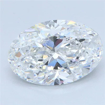 2.01ct D VS2 Rare Carat Ideal Cut Oval Lab Grown Diamond