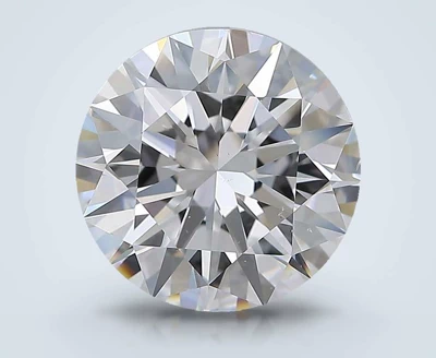 4.51ct E SI1 Rare Carat Ideal Cut Round Diamond
