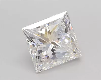 2.89ct E VS1 Rare Carat Ideal Cut Princess Lab Grown Diamond