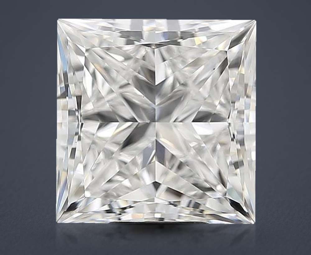 7.02ct G VS1 Very Good Cut Princess Lab Grown Diamond
