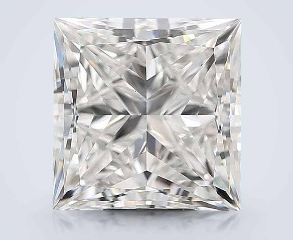 7.02ct G VS1 Very Good Cut Princess Lab Grown Diamond