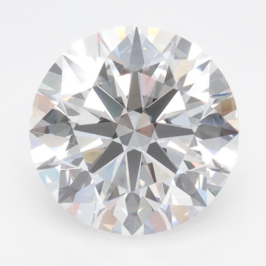 3.28ct D IF Rare Carat Ideal Cut Round Lab Grown Diamond