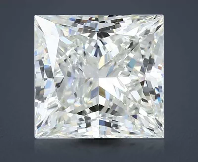 5.52ct J VS2 Very Good Cut Princess Diamond