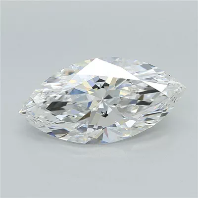 3.00ct F VS2 Rare Carat Ideal Cut Marquise Lab Grown Diamond