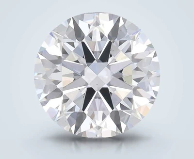 2.09ct D SI1 Rare Carat Ideal Cut Round Lab Grown Diamond