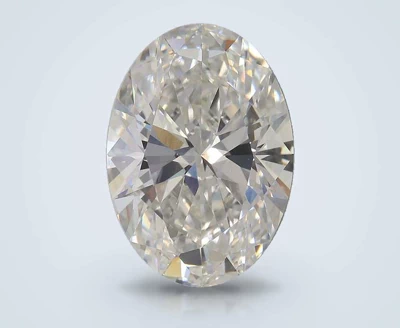 5.05ct F VVS2 Rare Carat Ideal Cut Oval Lab Grown Diamond