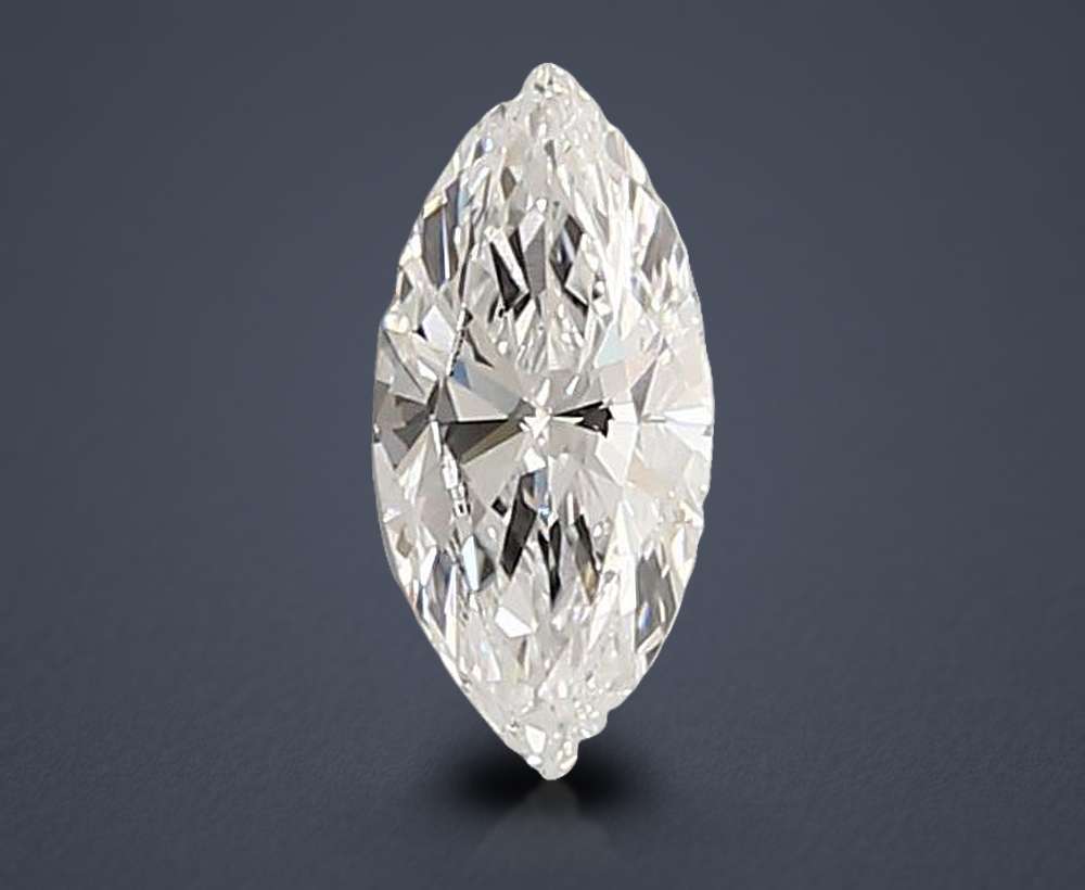 0.69ct D VVS2 Rare Carat Ideal Cut Marquise Lab Grown Diamond