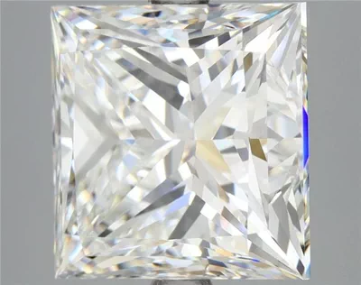5.01ct F VS1 Rare Carat Ideal Cut Princess Diamond