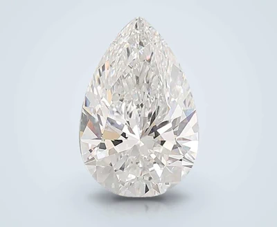 10.09ct E VVS2 Rare Carat Ideal Cut Pear Lab Grown Diamond