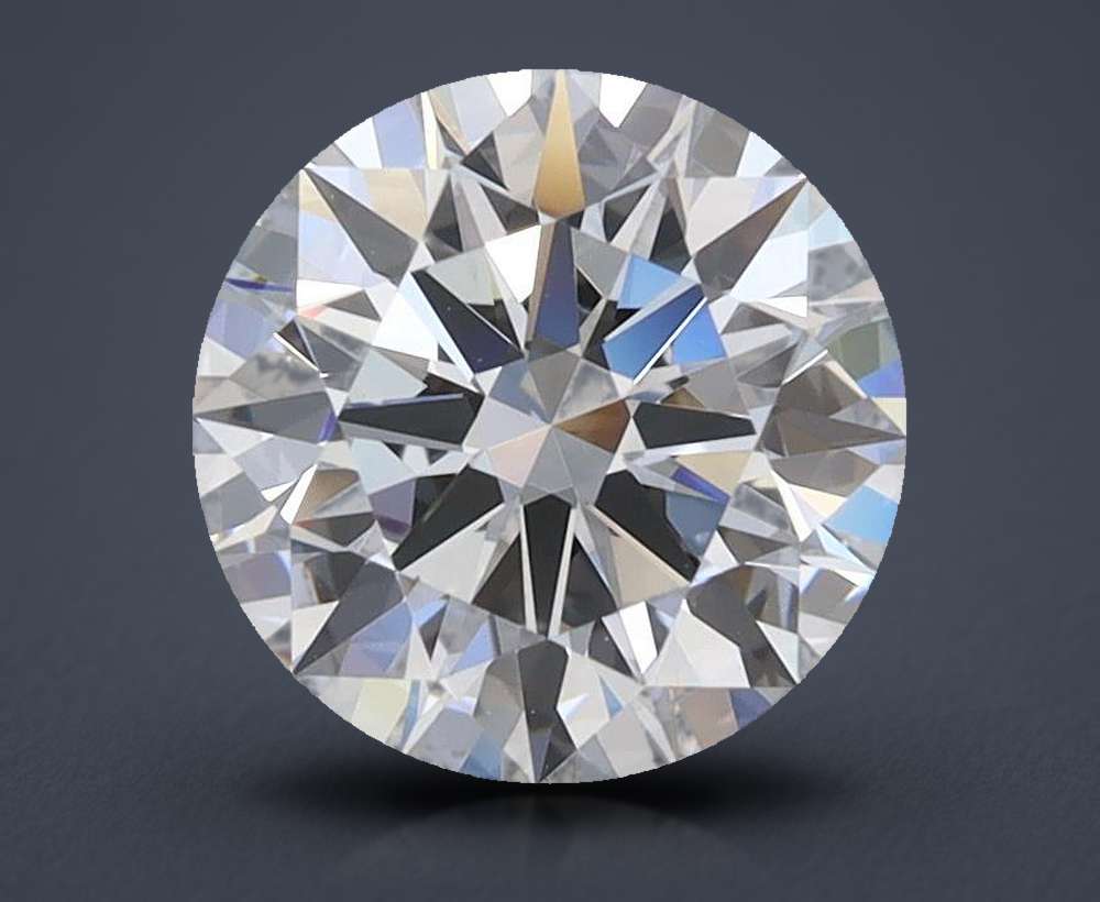 1.65ct D FL Rare Carat Ideal Cut Round Lab Grown Diamond