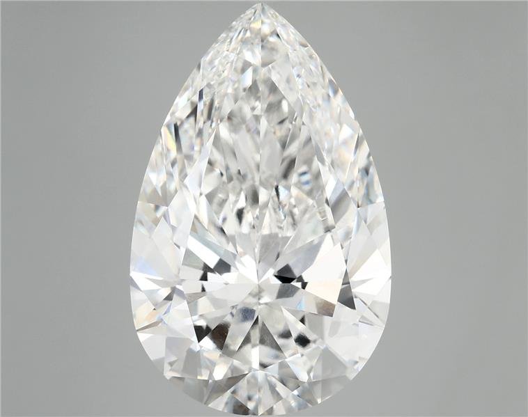 10.03ct F VVS2 Rare Carat Ideal Cut Pear Lab Grown Diamond