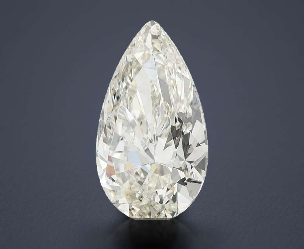 4.03ct J VVS1 Rare Carat Ideal Cut Pear Diamond