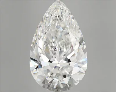 12.14ct F VVS2 Rare Carat Ideal Cut Pear Lab Grown Diamond