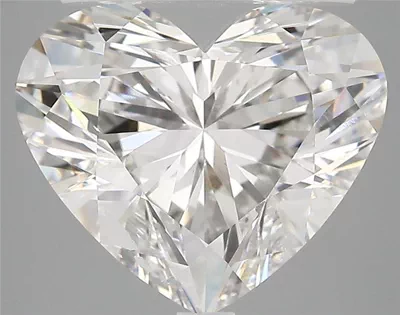 4.51ct F VVS2 Rare Carat Ideal Cut Heart Lab Grown Diamond