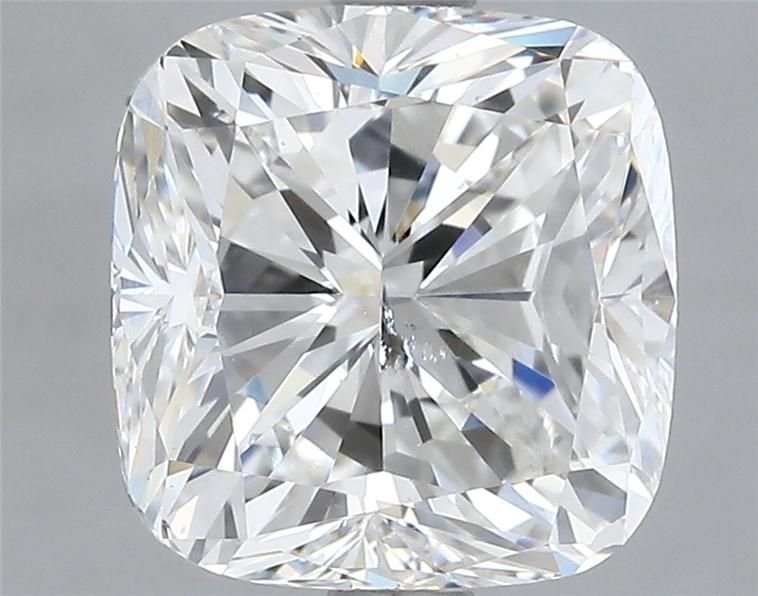 3.01ct G SI2 Good Cut Cushion Diamond