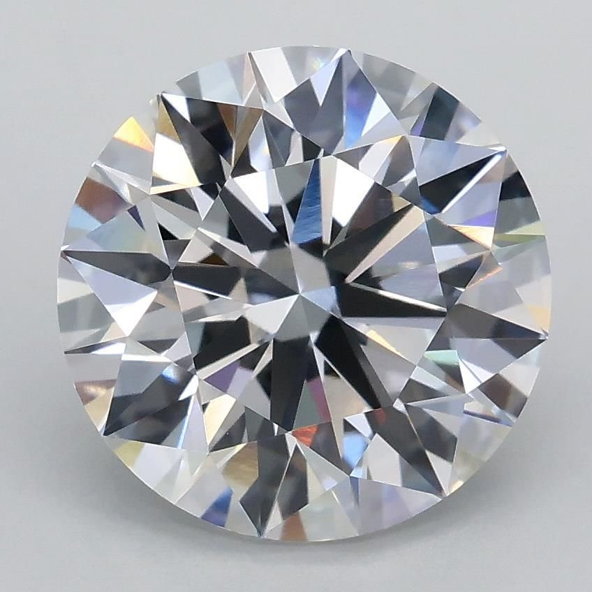 3.08ct D VVS2 Rare Carat Ideal Cut Round Lab Grown Diamond