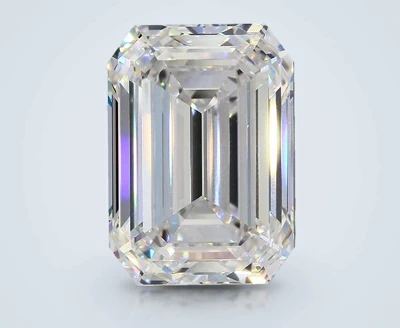 10.39ct G VVS1 Rare Carat Ideal Cut Emerald Diamond