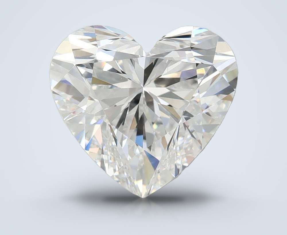 2.04ct D IF Rare Carat Ideal Cut Heart Lab Grown Diamond
