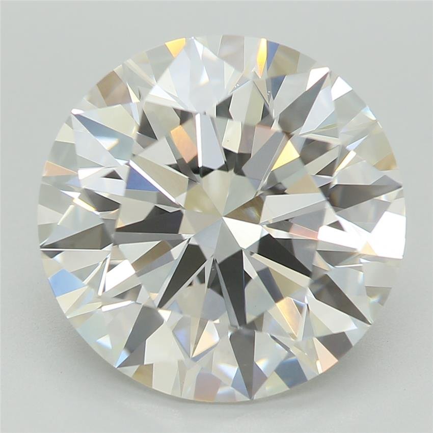 5.02ct F VVS2 Rare Carat Ideal Cut Round Lab Grown Diamond
