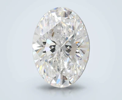 3.05ct E VS1 Rare Carat Ideal Cut Oval Lab Grown Diamond