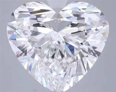 6.56ct E VVS2 Rare Carat Ideal Cut Heart Lab Grown Diamond